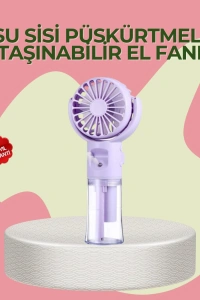 4 Kademeli Serinletici Su Buharlı El Vantilatörü