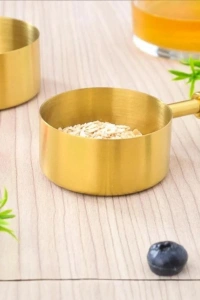 4lü Ahşap Saplı Ölçü Kaşığı