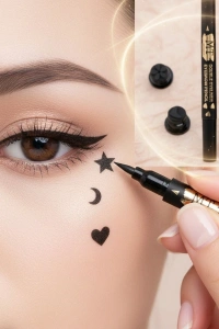 4lü Desenli Çift Taraflı Eyeliner Seti