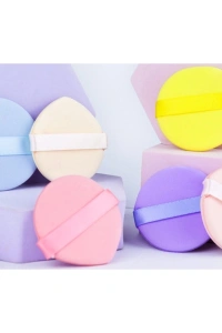 4lü Tutmalı Pudra Makyaj Süngeri Puf Seti