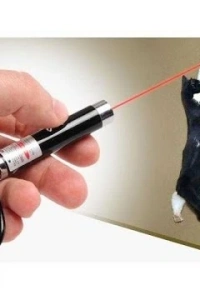 4 Yedek Başlıklı Pilli Kedi Oyuncağı Lazer Anahtarlık