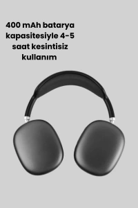 400 mAh Bataryalı Kablosuz Kulaklık | BT 5.0, Müzik & Görüşme