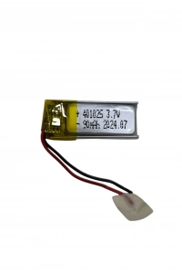 401025 3.7V 90 MAh Li-Polymer Pil (Devreli/1.5A)