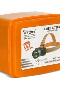 4200 Lümen Şarjlı Sensörlü Göstergeli Kafa Lambası Wt-719