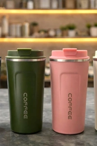 480 ml Paslanmaz Çelik Termos Mug Bardak