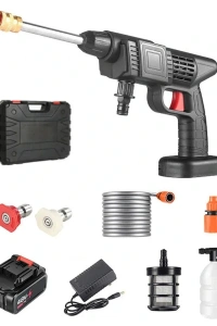 48V Şarjlı Çift Bataryalı Taşınabilir Basınçlı Yıkama Sulama Tabancası