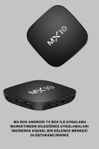 4K UHD Android Medya Oynatıcı 8 GB Hafıza 2 GB RAM Wi-Fi Destekli