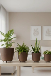 4LÜ VAZO KAHVERENGİ