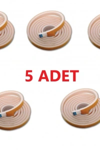 5 Adet 3 Metre Yapışkanlı Kapı Bandı Isı Yalıtım Süngeri