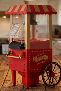 5 Dakikada Popcorn Hazırlayan Yağsız Patlatma Makinesi