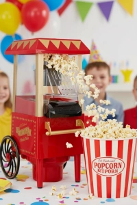 5 Dakikada Popcorn Hazırlayan Yağsız Patlatma Makinesi