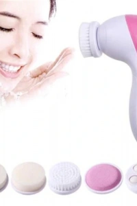 5 iN 1 Pilli Yüz Temizleme,Masaj ve Peeling Fırça seti