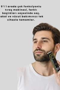 5-in-1 Saç ve Sakal Şekillendirici Erkek Bakım Seti