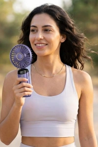 5 Kademeli Güçlü Üfleme Kapasiteli Taşınabilir Mini Fan