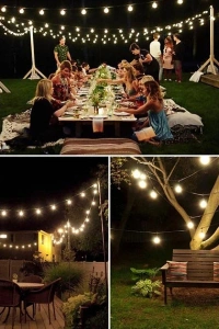 5 Metre Sarı Opak Solar Top LED Işık