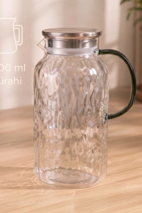 5 Parça Bardaklı Sürahi Seti - Cam - 1800 ml Sürahi - 4 Bardak