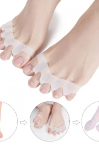 5 PARMAK AYIRAN GEÇMELI MAKARA BEYAZ RENK