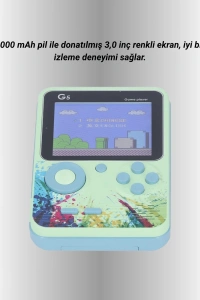 500 Oyun Hafızalı G5 Game Box – Renkli LCD Ekranlı