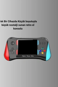 500 Retro Oyunlu Taşınabilir El Konsolu – X7M Modeli