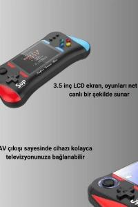 500 Retro Oyunlu Taşınabilir El Konsolu – X7M Modeli