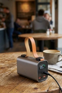 50000mAh Süper Fast Charge LED Işıklı Taşınabilir Power Bank