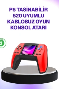 520 Klasik Oyunlu P5 Retro Elde Taşınabilir Konsol