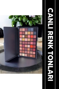 54lü Mat Sedefli Far Paleti