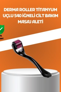 540 İğneli Titanyum Dermaroller Profesyonel Ev Tipi Cilt Yenileme Aparatı