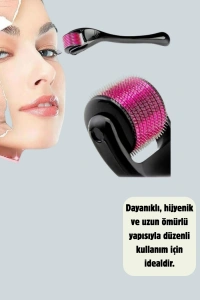 540 İğneli Titanyum Dermaroller Profesyonel Ev Tipi Cilt Yenileme Aparatı