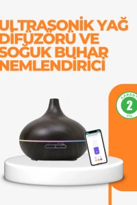 550ML Ultrasonik Hava Nemlendirici ve Aromaterapi Difüzörü