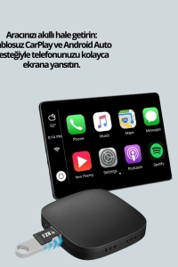 5.8GHz WiFi Destekli Kablosuz Android Auto Dönüştürücü