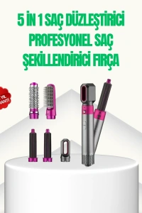 5’i 1 Arada Profesyonel Saç Şekillendirici Tek Cihazla Sınırsız Stil