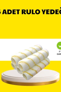 5’li İnce İşçilik Boya Rulo Seti Pürüzsüz ve Eşit Kaplama