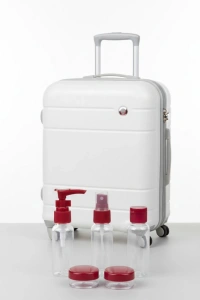 5’li Seyahat Boy Kozmetik Şişe Seti 30 ml Çantalı Organizer