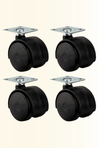 6 cm Kilitsiz Masa Ayağı Tekerleği 4’lü Set Çok Amaçlı