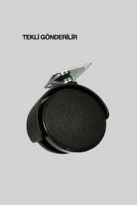 6 cm Kilitsiz Masa Ayağı Tekli Döner Tekerlek