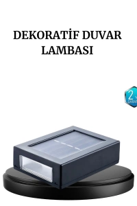 6 LED Güneş Enerjili Sensörlü Lamba – Akıllı Işık Sensörlü, Enerji Tasarruflu Bahçe Aydınlatma