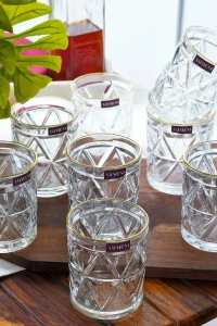 6lı Kristal Meşrubat Bardağı 300 ml