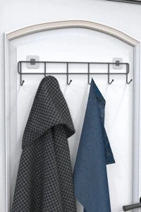 6lı Yapışkanlı Kapı Arkası Askı