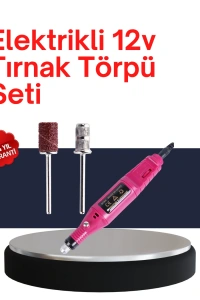 6 Uçlu Elektrikli Manikür Pedikür Seti