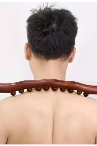 60 cm Doğal Ahşap Masaj Sopası