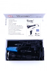 Orjinal 600 Lümen Tx6 Şarjlı Özel Avcı Feneri Watton Wt-253
