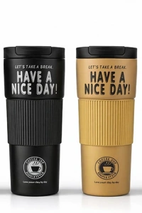 600 ml Paslanmaz Çelik Termos Mug Bardak