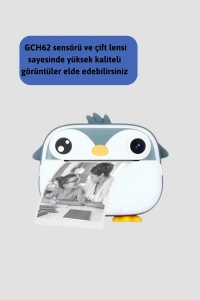 64GB TF Kart Destekli Çoklu Dil Seçeneği Sunan Anında Baskı Kamera
