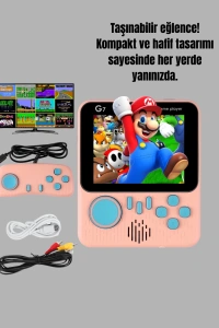 666 Klasik Oyunlu Mini Retro Konsol – Büyük Ekran Desteği