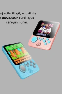 666 Oyunlu Retro Mini Oyun Konsolu – 3.5 LCD Ekran ve Çift Kişilik Oyun