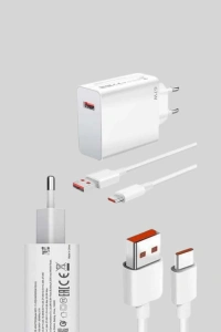 67 Watt Yüksek Güç Şarj Adaptörü  Mi 10 Mi 11 Mi 12 Uyumlu