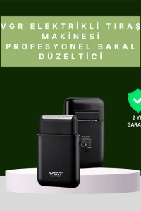 USB Şarjlı Traş Makinesi – Piston + Ağ Başlık, 600 mAh Batarya