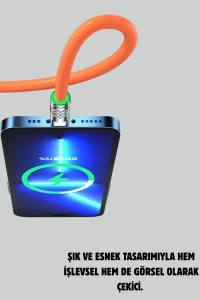 Çoklu Cihaz Dostu 120 W Hızlı Şarj Kablosu – Tek Kablo ile Her Cihaz Elinizin Altında