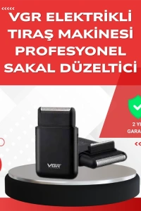 USB Şarjlı Traş Makinesi – Piston + Ağ Başlık, 600 mAh Batarya